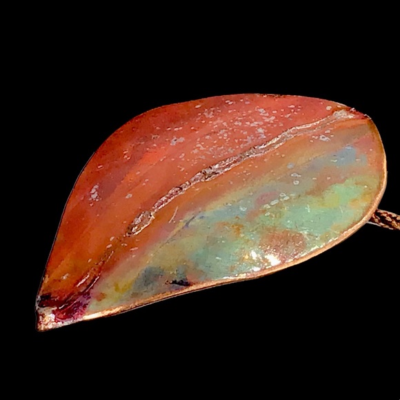 🌺Artisan Copper & Enamel Necklace - Picture 11 of 15